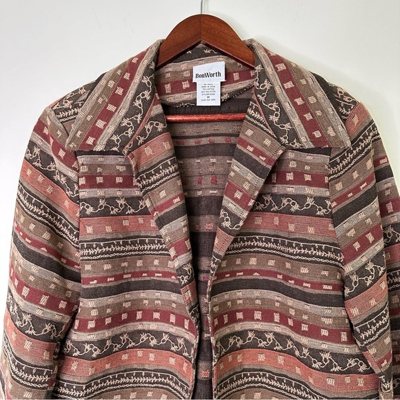 Vintage Bonworth Patterned Jacket Size Medium - Picture 2 of 7